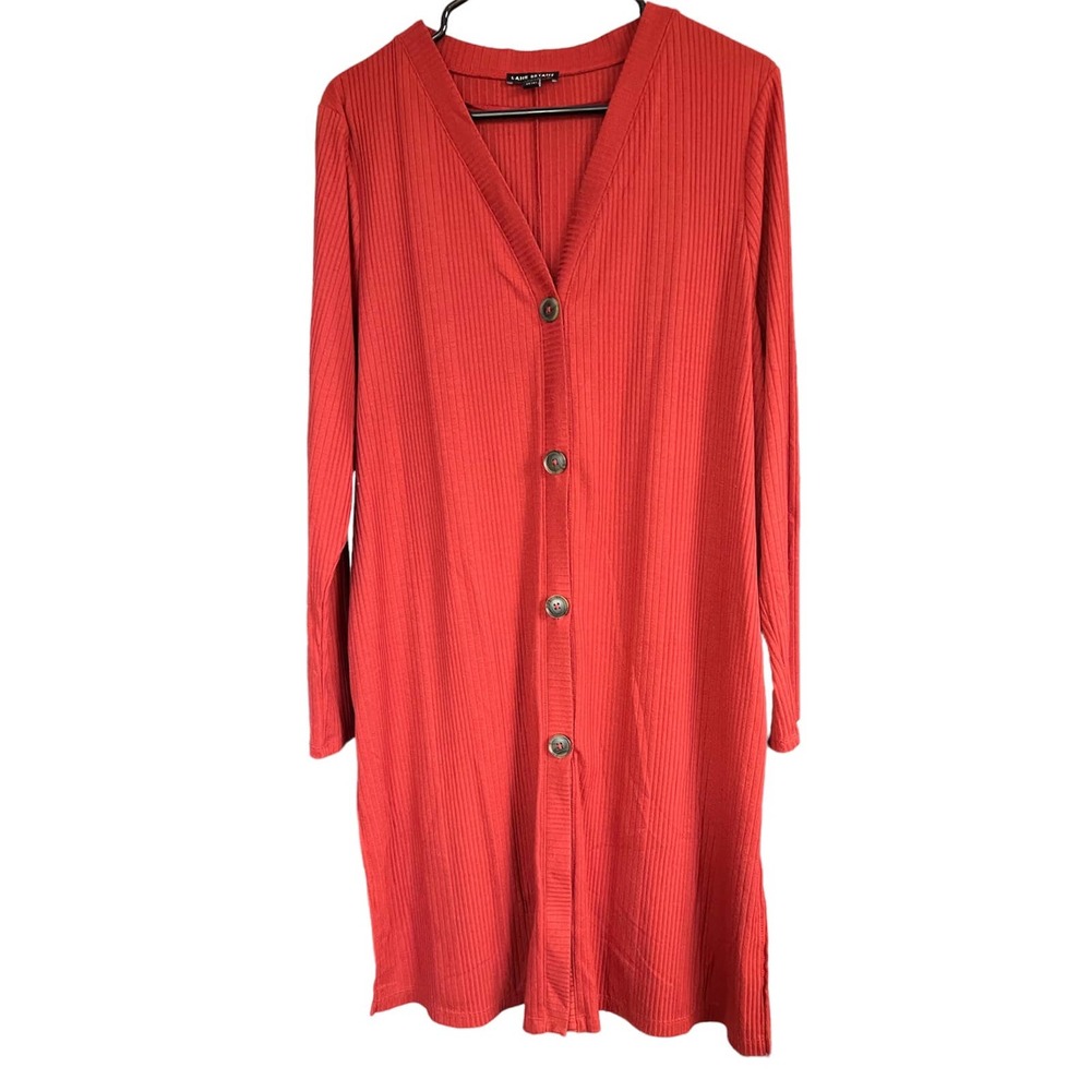 Lane Bryant unlined knit long sleeve cardigan size 14/16
